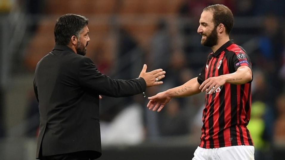 Milan's Gonzalo Higuaín